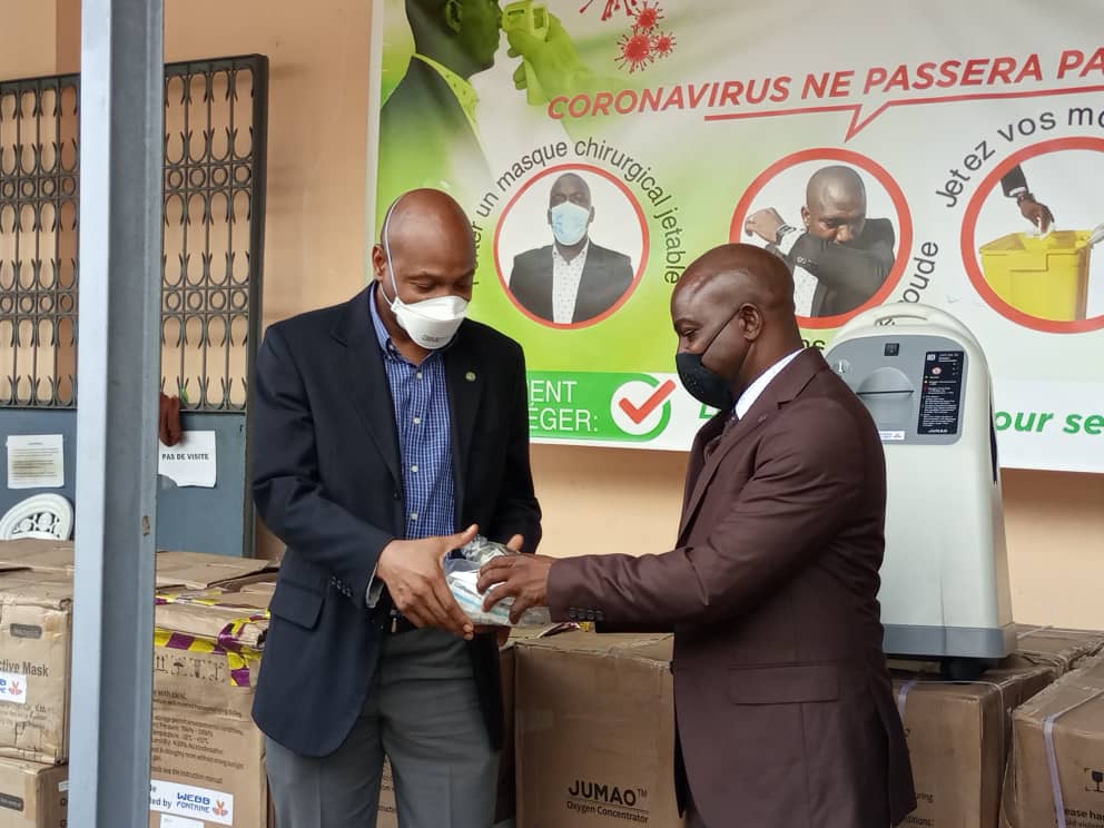 Webb Fontaine donates medical equipment to Guinea