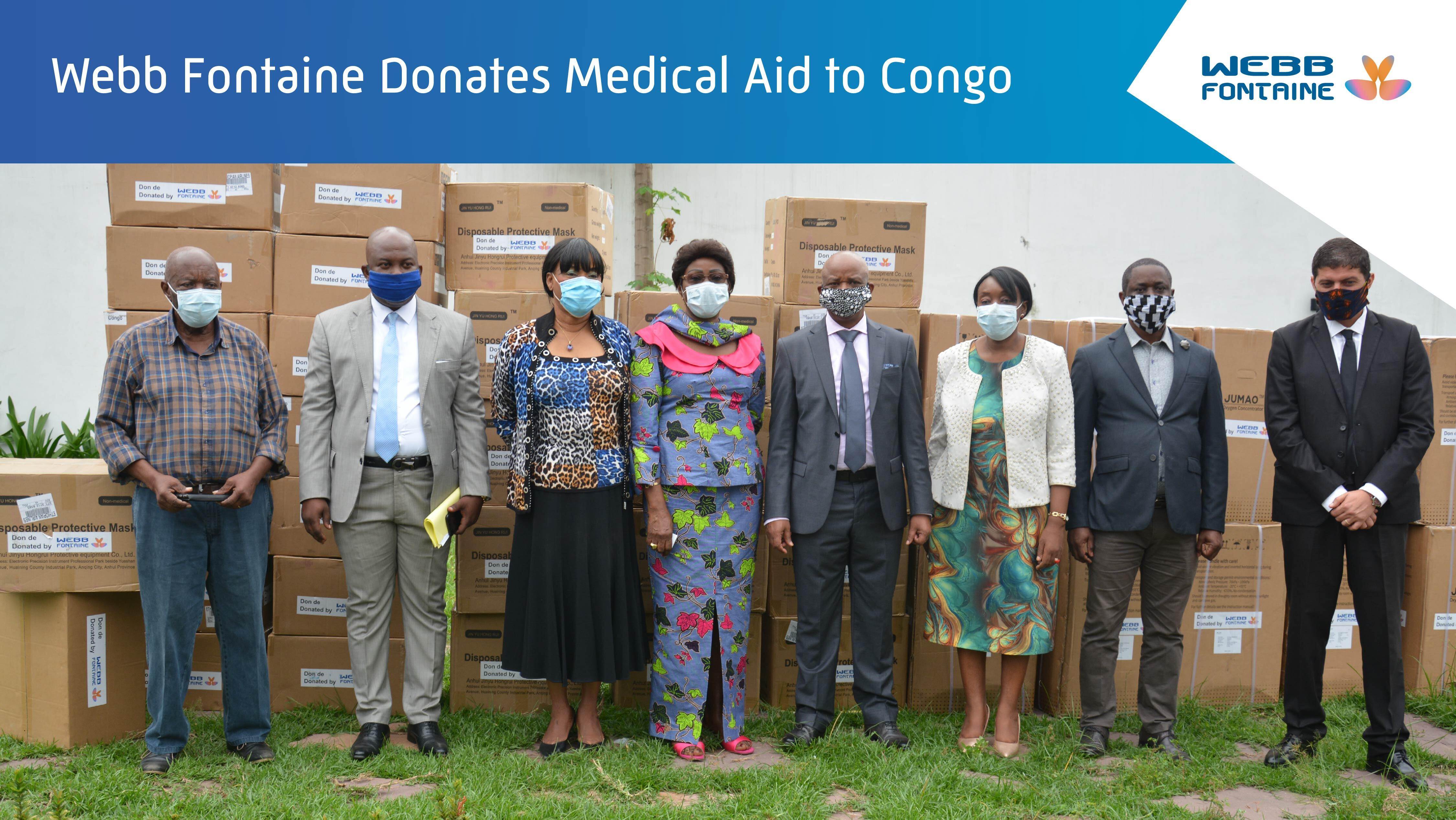 Webb Fontaine donates medical aid to Congo