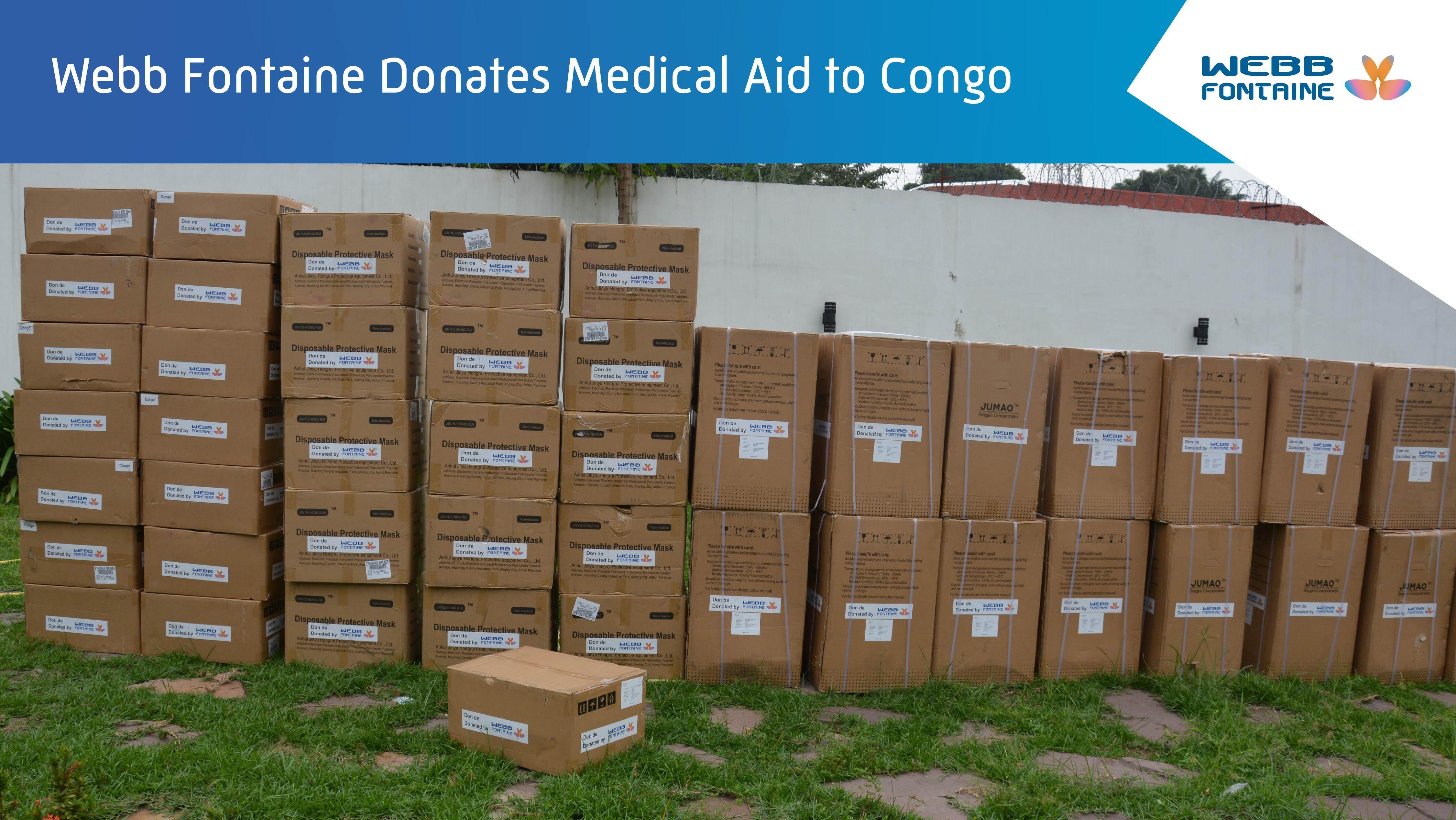 Webb Fontaine donates medical aid to Congo