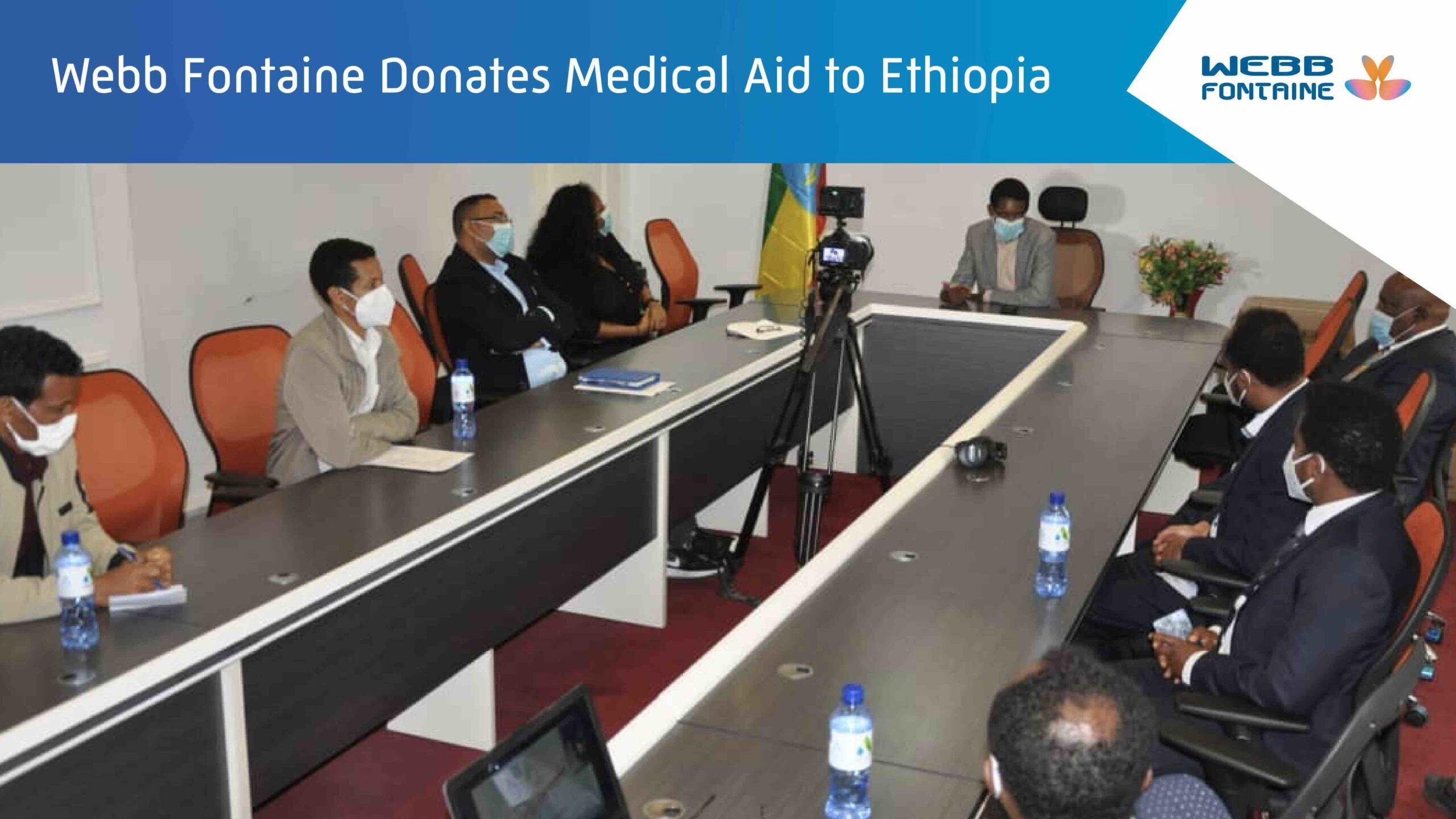 Webb Fontaine donates medical aid to Ethiopia