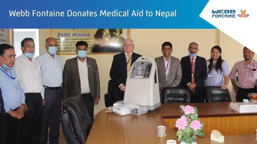 Combating Coronavirus: Webb Fontaine donates medical aid to Nepal